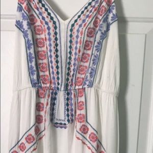 Off white Spaghetti dress